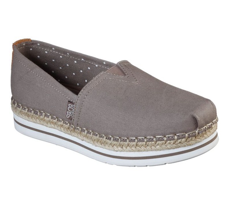 Skechers Dam Khaki Platta Skor - Bobs Breeze - New Discovery - Sverige (XPLBY-1864)